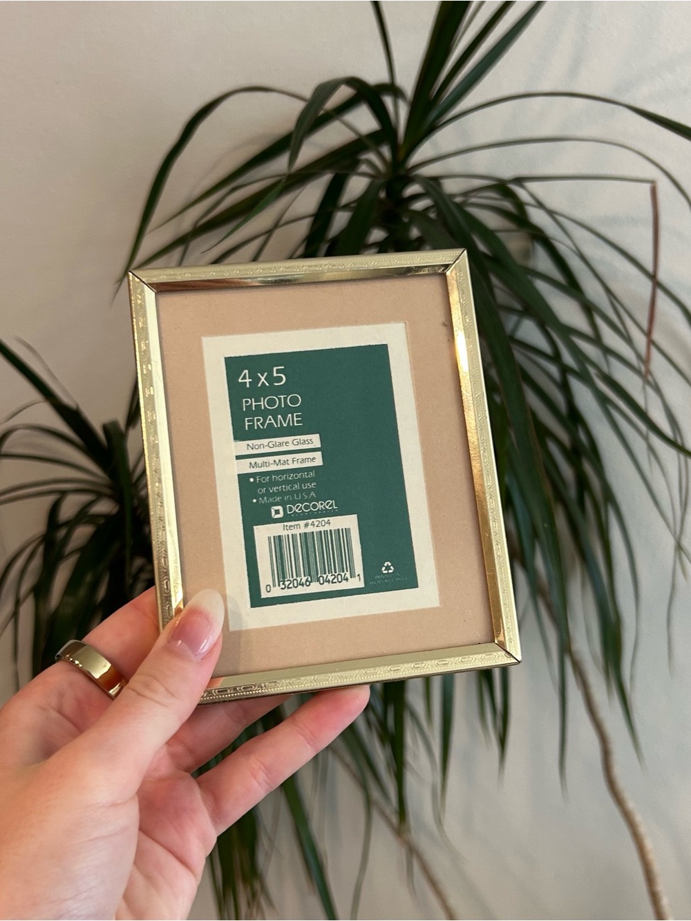 Gold 4x5 Photo Frame - Gold